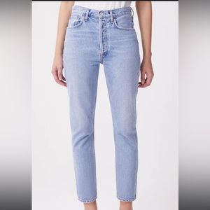 Agolde Riley High Rise Straight Jean